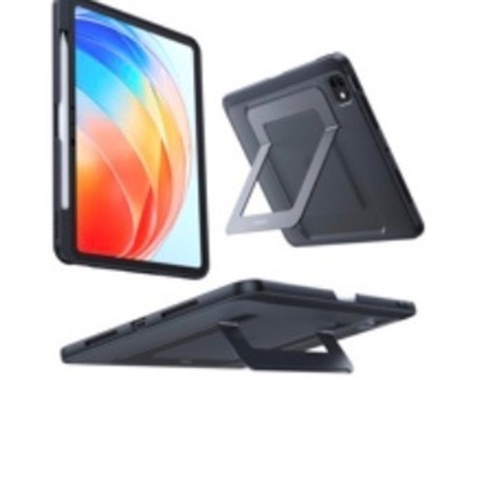 Torras Ostand iPad Pro 11 inch Case 2024 2022 Black Adjustable‎ Kickstand Cover
